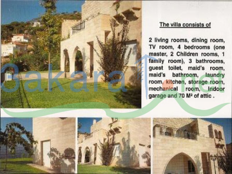Villas For Sale in Beit Mery, El Meten, Mount Lebanon, Lebanon