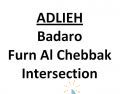 Badaro Furn El Chebbak intersection , near Justice Palace - ADLIYEH near Sami El Solh intersection - Achrafieh